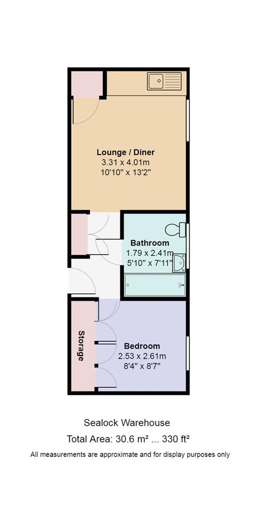 Floorplan for Sealock Warehouse, Cardiff Bay